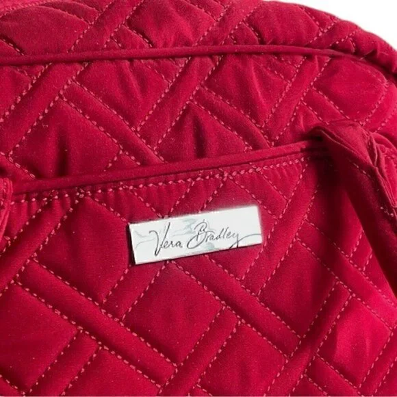 Women's Vera Bradley Red Quilted Purse (Shoulder Bag) - Picture 3 of 7